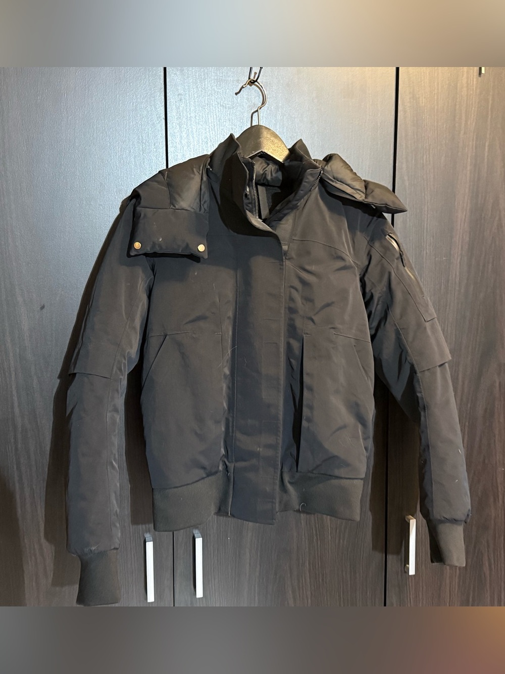 lululemon athletica Black Bomber Jacket - wmns small